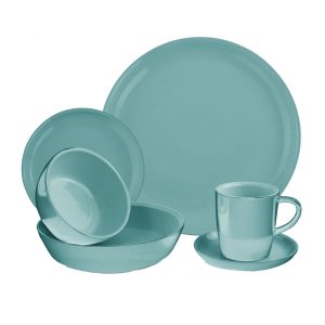 CorningWare® 6-piece Pool Blue Dinnerware Set , Service for 1